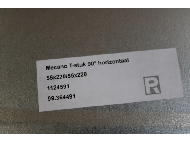 14 x mecano t-stuk 90° horizontaal - afbeelding 3 van  3