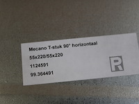 14 x mecano t-stuk 90° horizontaal - afbeelding 3 van  3