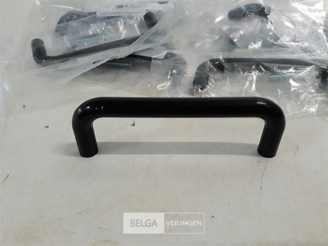 14 x meubelgreep pvc zwart 96 mm - afbeelding 3 van  3