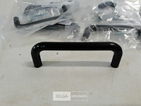 14 x meubelgreep pvc zwart 96 mm - afbeelding 3 van  3