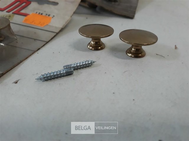 14 x meubeltop messing 25 mm 2 stuks - afbeelding 3 van  3