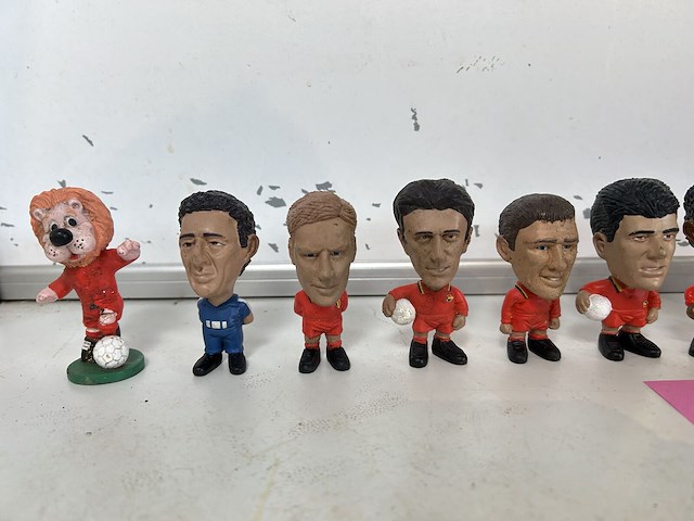 14 x rode duivels voetbalpoppetje 1997 - afbeelding 2 van  3