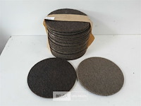14 x schuurpads rond 178x22 k80 - afbeelding 1 van  3