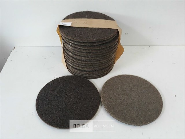 14 x schuurpads rond 178x22 k80 - afbeelding 2 van  3