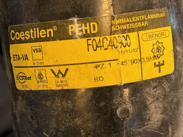 14 zakken vol pvc buizen/bochten - afbeelding 4 van  11