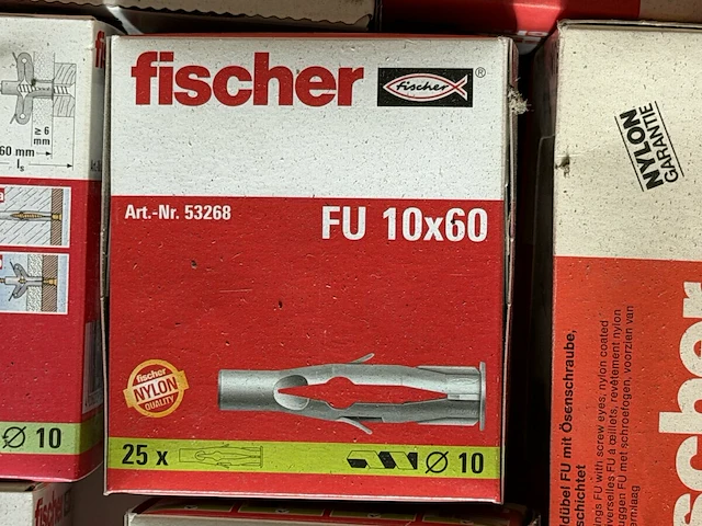 140 dozen pluggen fischer - afbeelding 2 van  5