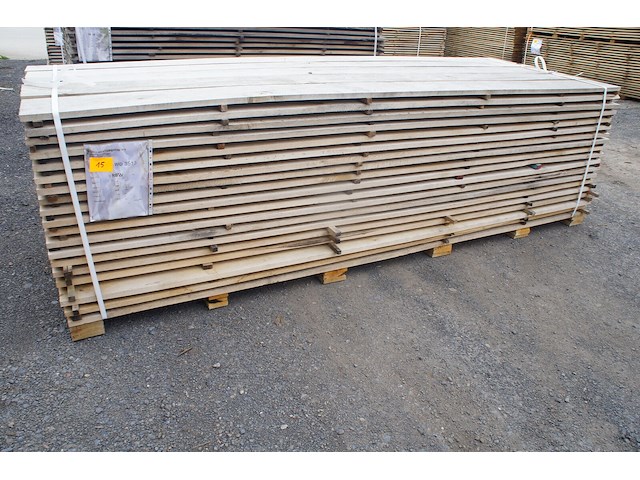 1,40 m³ eiken planken 22mm - afbeelding 1 van  4