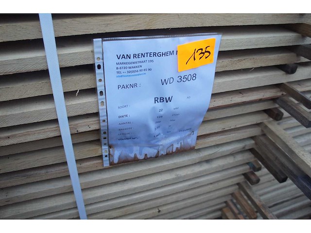 1,40 m³ eiken planken 22mm - afbeelding 4 van  4