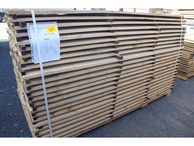 1,40 m³ eiken planken 22mm - afbeelding 1 van  5