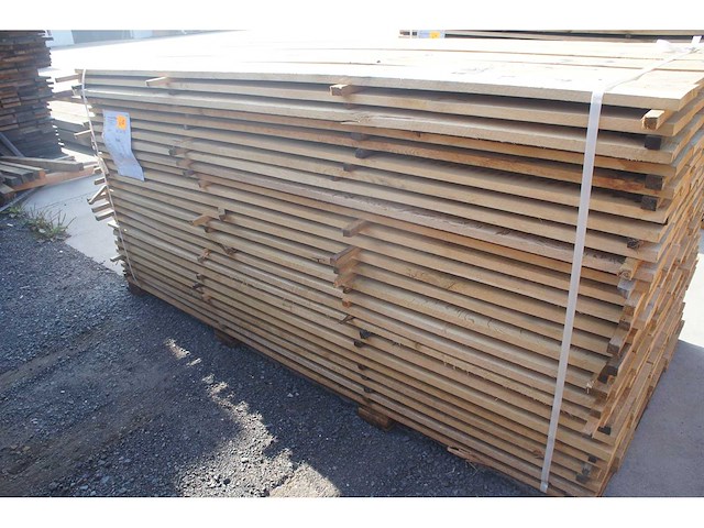 1,40 m³ eiken planken 22mm - afbeelding 1 van  4