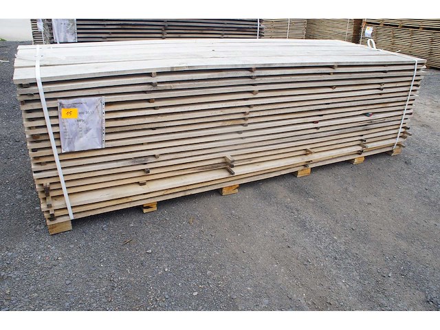 1,40 m³ eiken planken 22mm - afbeelding 1 van  3