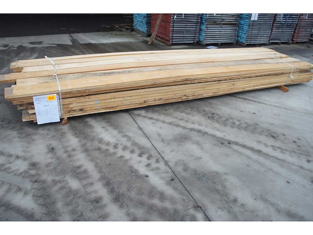 1,40 m³ eiken planken 30mm droog - afbeelding 1 van  5