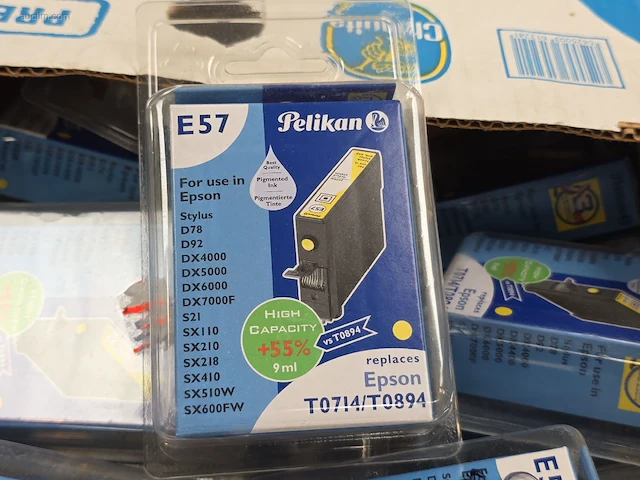 (140x) inktpatronen voor printers pelikan e57 - afbeelding 1 van  4