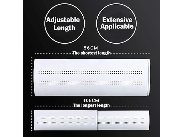 141x 2-pack winddeflector voor airco - afbeelding 2 van  3