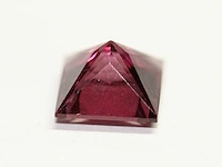 1,42 ct. vierkante vorm roboslimkleurige rodoliet-edelsteen - afbeelding 3 van  6