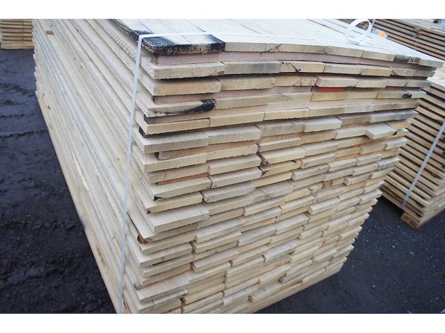 1,42 m³ eiken planken 22mm - afbeelding 2 van  2
