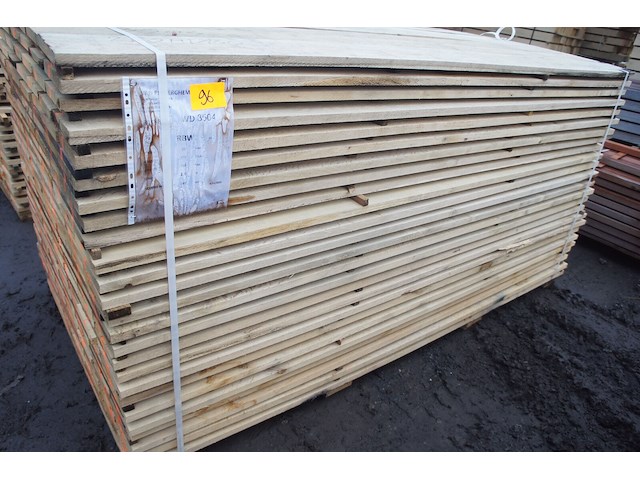 1,42 m³ eiken planken 22mm - afbeelding 1 van  4