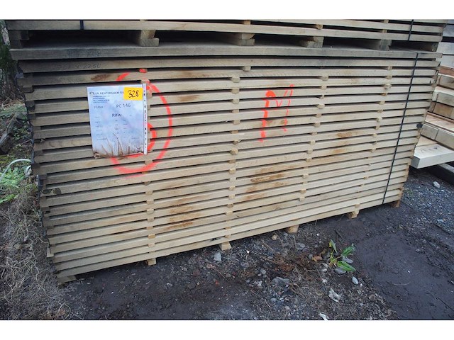 1,43 m³ eiken planken 30mm - afbeelding 1 van  4