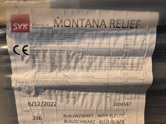 (1440x) vezelcement leien svk montana reliëf - afbeelding 5 van  5