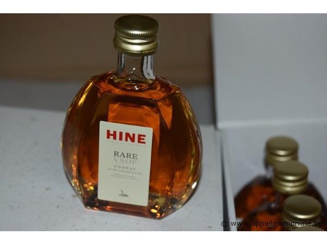 144x fles cognac, hine, rare vsop, 5cl - afbeelding 2 van  3