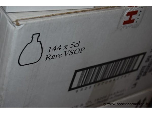 144x fles cognac, hine, rare vsop, 5cl - afbeelding 3 van  3
