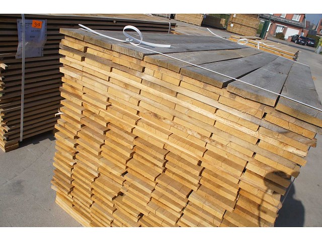 1,45 m³ eiken planken 22mm - afbeelding 3 van  3