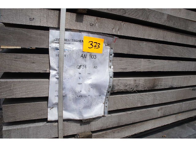 1,47 m³ eiken planken 54mm - afbeelding 1 van  4