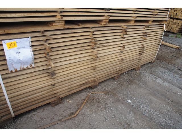 1,48 m³ eiken planken 22mm - afbeelding 1 van  4