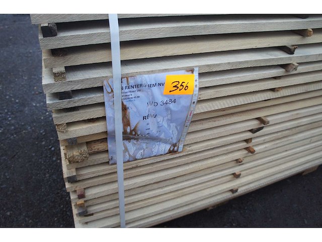 1,48 m³ eiken planken 22mm - afbeelding 2 van  4