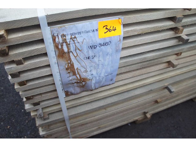 1,48 m³ eiken planken 22mm - afbeelding 1 van  4