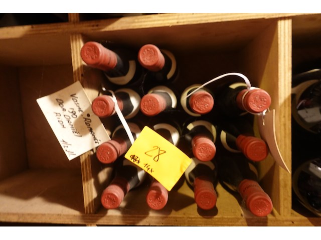 14x 37,5cl vosme romainee gernad vin de bourgogne 1990 - afbeelding 4 van  4