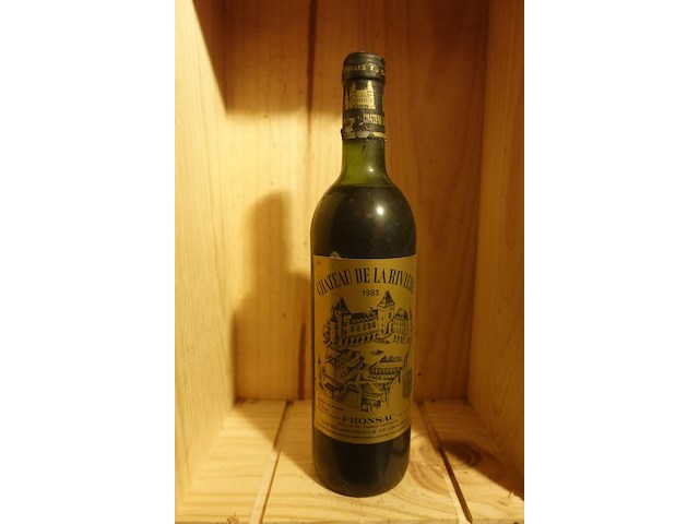 14x 75cl chateau de la riviere 1983 - afbeelding 1 van  3