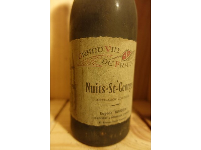 14x 75cl nuits-saints-georges eugene roueix 1961 - afbeelding 2 van  6