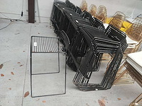 14x barstoel zwart zonder kussen (14x) - afbeelding 1 van  1