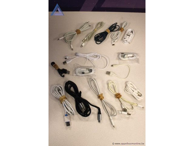 14x oplaadkabels, werking niet gekend - afbeelding 1 van  1