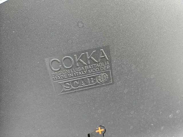 14x terrasstoel zwart met armleuning scab - cokka - afbeelding 4 van  4