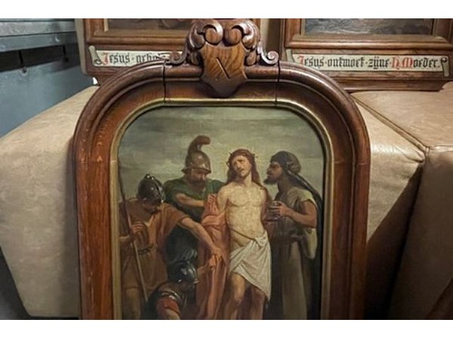 14x traditionele kruisweg jezus - afbeelding 4 van  16