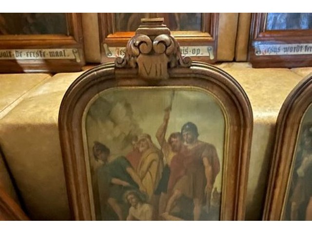 14x traditionele kruisweg jezus - afbeelding 5 van  16