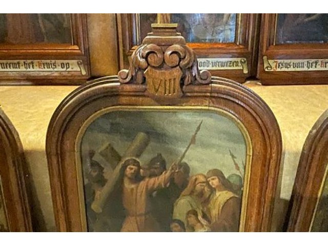 14x traditionele kruisweg jezus - afbeelding 6 van  16