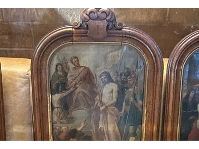 14x traditionele kruisweg jezus - afbeelding 14 van  16