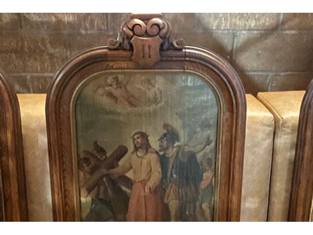 14x traditionele kruisweg jezus - afbeelding 15 van  16