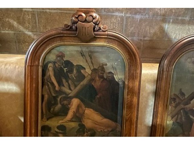 14x traditionele kruisweg jezus - afbeelding 16 van  16