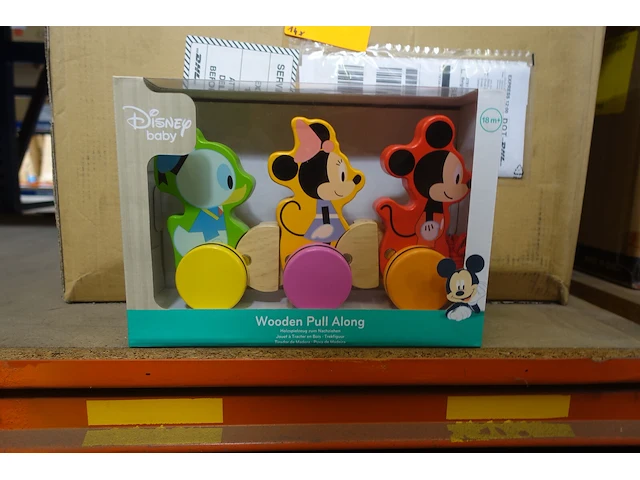 14x wooden pull along disney - afbeelding 1 van  2