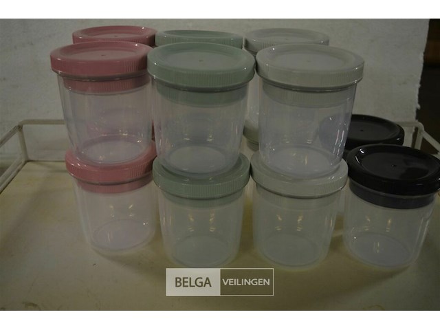 14x2st opbergdoosjes 400en 700 ml - afbeelding 1 van  2