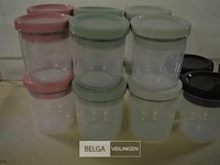 14x2st opbergdoosjes 400en 700 ml - afbeelding 1 van  2