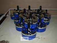 15 blauwe asbakken - afbeelding 1 van  2