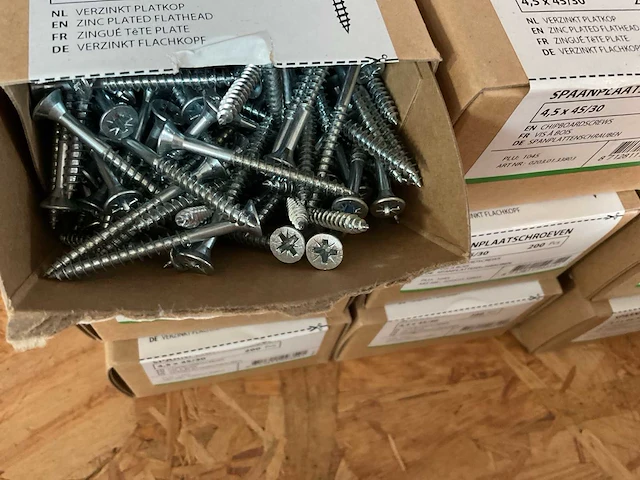 15 dozen hout schroeven - afbeelding 2 van  5