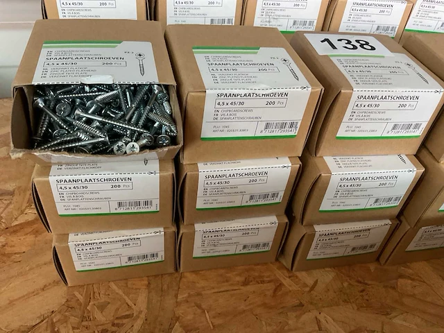 15 dozen hout schroeven - afbeelding 3 van  5