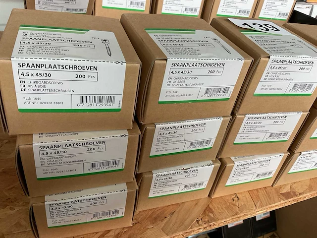 15 dozen hout schroeven - afbeelding 2 van  5