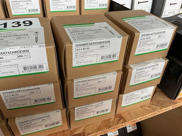 15 dozen hout schroeven - afbeelding 3 van  5